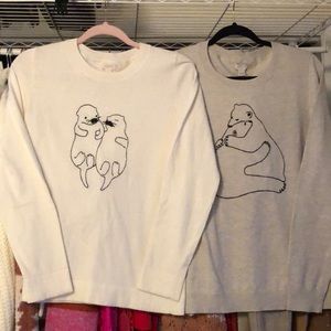 Size L J. Crew Polar Bear Sweater